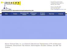 Tablet Screenshot of beacon-tech.com